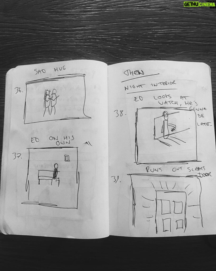 Banners Instagram - I made a video for Name in Lights with my pals Nick, Helen and Ed. Here is the storyboard I made when we were coming up with the idea. Sometimes I can't believe how good I am at drawing, you know?