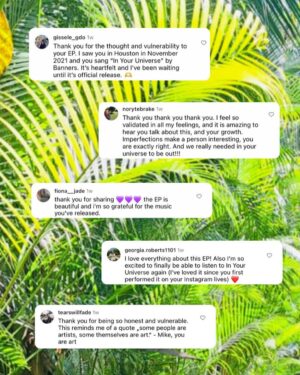 Banners Instagram - Thank you for all the love on I Wish I Was Flawless, I'm Not ❤️ Every single stream a little connector between us. For me, a tiny little light in the darkness. We all made this together because I couldn’t have made it without you.