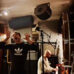 Banners Instagram - In the studio pretending to be a little monster which, as far as I’m aware, isn’t a crime. Yet.