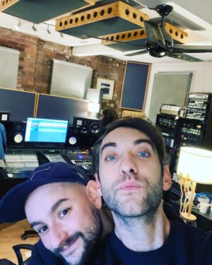 Banners Instagram - Me and Olly are in a recording studio because we’re recording alright get off our backs