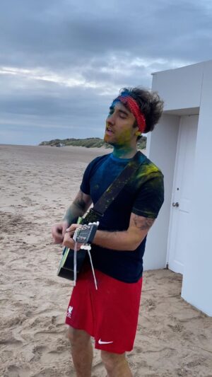 Banners Instagram - Sometimes you just end up covered in weird paint stuff and then sing a song to the sea don’t you? Normal behaviour.