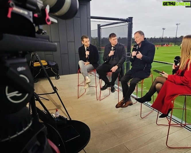 Banners Instagram - Spent the morning with my new best friends @nmellor33 and @phil.thompson4 @liverpoolfc. Here’s me really concentrating on not saying anything stupid in front of my heroes. I really wanted to run on that pitch.
