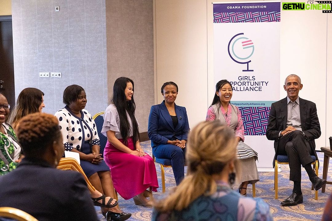 Barack Obama Instagram - While I was in Athens, I spent some time with a remarkable group of leaders from the @GirlsOpportunityAlliance who shared more about their work to educate and empower girls in their communities. Thuba Sibanda, a leader from @PhysicallyActiveYouth in Namibia said something that stuck with me. She said: "When you hear of the mountain that someone else is climbing, you feel energized to climb your own mountain." I'm inspired by the ways leaders like Thuba are creating a brighter future for girls—and ultimately, for all of us.