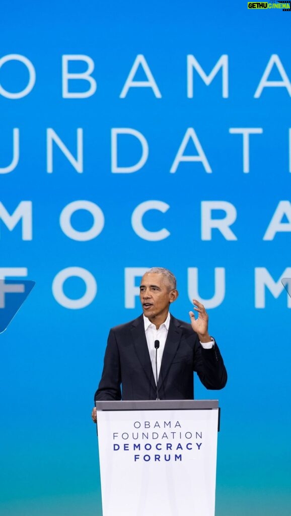 Barack Obama Instagram - At our @ObamaFoundation Democracy Forum, we brought together hundreds of leaders from around the world to talk about how we can create a more inclusive and sustainable economy that works for everyone. Take a look: