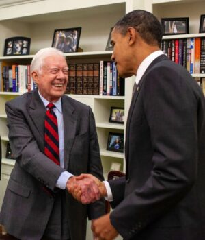 Barack Obama Instagram - Happy 99th birthday, President Carter! You’ve inspired so many people around the world with your leadership, character, and commitment to service. Michelle and I hope you have a wonderful birthday and send our best wishes to you and Rosalynn.