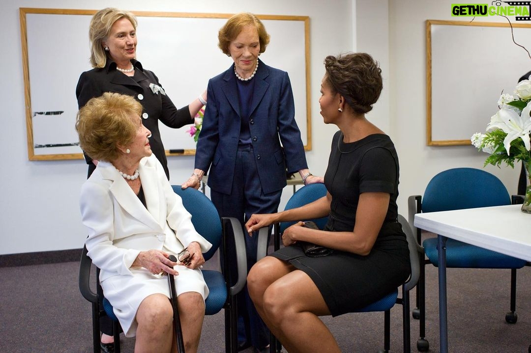 Barack Obama Instagram - You learn very quickly that there is no handbook or rules to being First Lady. Technically, it’s not even an official position. And while there are spoken and unspoken expectations that provide some structure, the role is largely shaped by the passions and aspirations of the person holding it. First Lady Rosalynn Carter understood that well. Guided by her abiding faith and her commitment to service, Mrs. Carter used her platform in profoundly meaningful ways. Her groundbreaking work to combat the stigma faced by those struggling with their mental health brought light to so many suffering in silence. She advocated for better care for the elderly. She advanced women’s rights. And she remained a champion for those causes — and many others like building affordable housing for those in need and caring for our nation’s caregivers — in the more than four decades that followed. When our family was in the White House, every so often, Rosalynn would join me for lunch, offering a few words of advice and always — always — a helping hand. She reminded me to make the role of First Lady my own, just like she did. I’ll always remain grateful for her support and her generosity. Today, Barack and I join the world in celebrating the remarkable legacy of a First Lady, philanthropist, and advocate who dedicated her life to lifting up others. Her life is a reminder that no matter who we are, our legacies are best measured not in awards or accolades, but in the lives we touch. We send our thoughts and prayers to Jimmy and the entire Carter family during this difficult time.