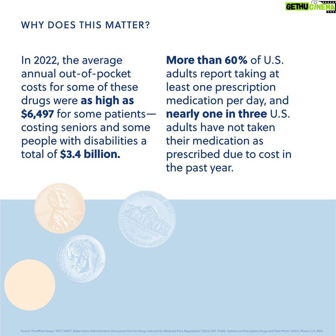 Barack Obama Instagram - This week, the Biden-Harris administration announced a major step forward in the fight for affordable health care. Starting in 2026, folks on Medicare will pay less for 10 essential medications—with more to come—all thanks to the Inflation Reduction Act.