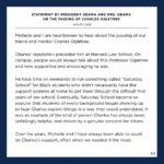 Barack Obama Instagram - Michelle and I are heartbroken to hear about the passing of our friend Charles Ogletree. He was an advocate for social justice, an incredible professor, and a mentor to many – including us. Our thoughts are with his wife Pamela, his entire family, and everyone who knew and loved this remarkable man.