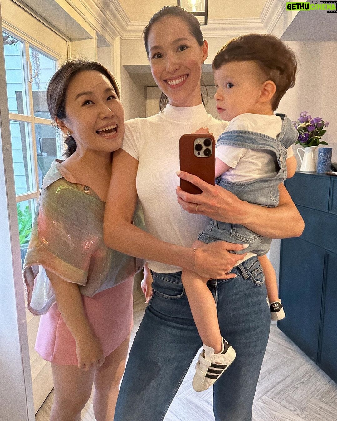 Barbara Akemi Katsuki Instagram - Do you believe in love at first sight ?🥹 well, baby Kai experienced it today🎶❣️ #WatchTheVideo #FirstLove #Joanna #ThankYouTomodati Sugar Pea