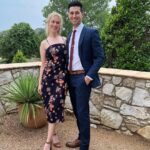 Barbara Dunkelman Instagram - Had the most lovely time with my love @_trevorc celebrating at @kamrin.pester & @getfitwithcedar’s wedding! 🥹❤️