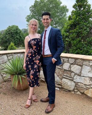 Barbara Dunkelman Instagram - Had the most lovely time with my love @_trevorc celebrating at @kamrin.pester & @getfitwithcedar’s wedding! 🥹❤️