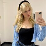 Barbara Dunkelman Instagram - Felt cute yesterday and realized I haven’t posted the new blonde on my feed yet so HELLO! 💛