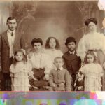 Barbara Dunkelman Instagram - Dad sent me this photo of my Great Great Grandparents and their kids (one of the twin girls was my great grandmother). Feeling really lucky to have this picture so well preserved. It’s so surreal to me to see this, and subtle features that have carried on through my family.