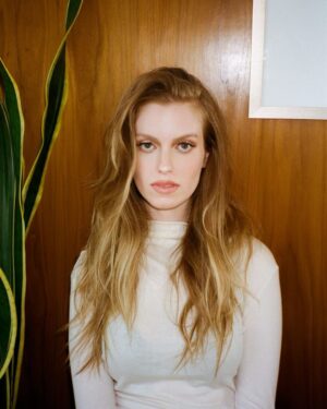 Barbara Dunkelman Instagram - New shoots on the way! @atwes sent me a small preview of some but will have them in full to post possibly end of next week so be on the lookout for where to find them!

We snagged this at the end of the day to finish up a roll of film and now it’s my new profile pic. 

Photo: @atwes 
Hair & makeup: @erinxtexas 
Gaffer: @kamrin.pester