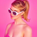Barbara Dunkelman Instagram - More of a Barbie inspired look for this one. Also this hair was everything. 🙌 @erinxtexas 💞 Photo: @atwes HMU: @erinxtexas