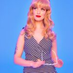 Barbara Dunkelman Instagram - Based on the first Barbie, released 1959. An icon. Photo: @atwes HMU: @erinxtexas More photos on my O F! 🩷/ bimmy