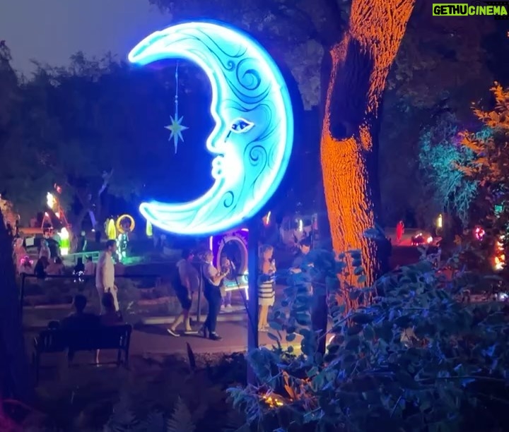 Barbara Dunkelman Instagram - Surreal Garden 🌈🌴🌳⛲️ Zilker Botanical Garden