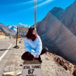 Barkha Singh Instagram - White on white on white .. somewhere in between #Manali and #Leh 🤍❄️ Thank you for taking us to some of the most breathtaking spots that are hidden away in the mountains @nomadicjony and @go4explore.community 😀 And of course @bora__kiran for planning this and making sure @owaiskhan.in and I woke up in the morning to experience this! Again, I know you lovelies are gonna ask.. this boss white jacket is by @graykloud X @easel_stories 🤍 Yeah I love it too! #travelwithB #Himalayas #Himachalpradesh #wanderlust #travel #incredibleindia #tourismindia #himachal #mountains #trip #roadtrip #newyeartrip #travelcontent #travelinspo #travelinspiration #phonephotography
