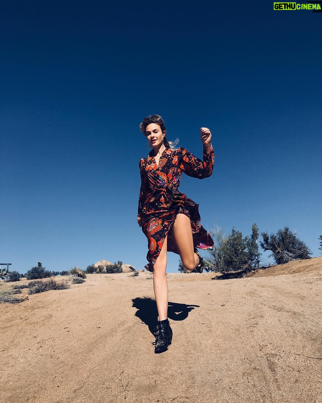 Beau Garrett Instagram - Leap into that Monday heat Joshua Tree, California