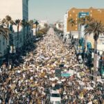 Beau Garrett Instagram - Powerful peaceful protests. Proud to have stood among the thousands. #blacklivesmatter #defundthepolice photo cred @yakooza Hollywood