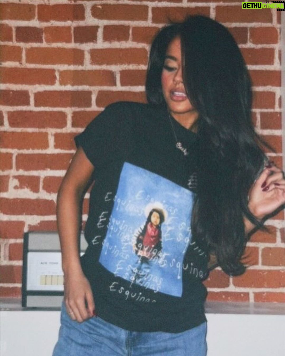 Becky G Instagram - Bien happiiii con my merch • available now🥹✨🙏🏽 shop.iambeckyg.com