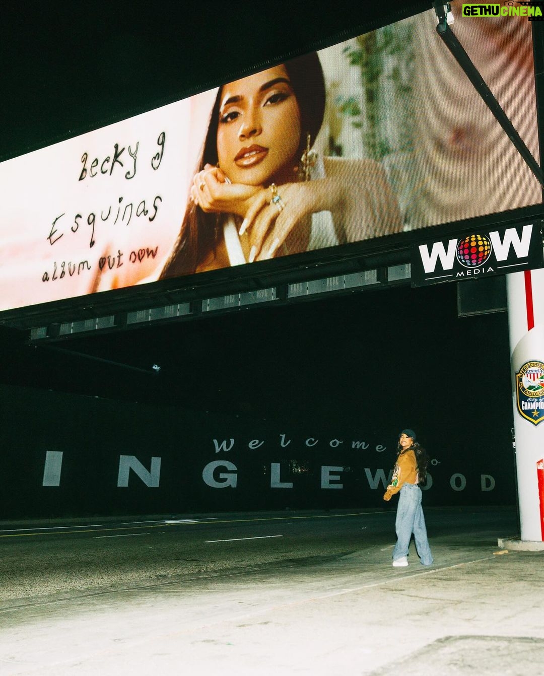 Becky G Instagram - And one day I’mma bring home a Grammy, but no matter what I’ll be bringing home Randy‘s donuts, so what holla when you see me I’m still the same B even when I’m on TV. Inglewood, California