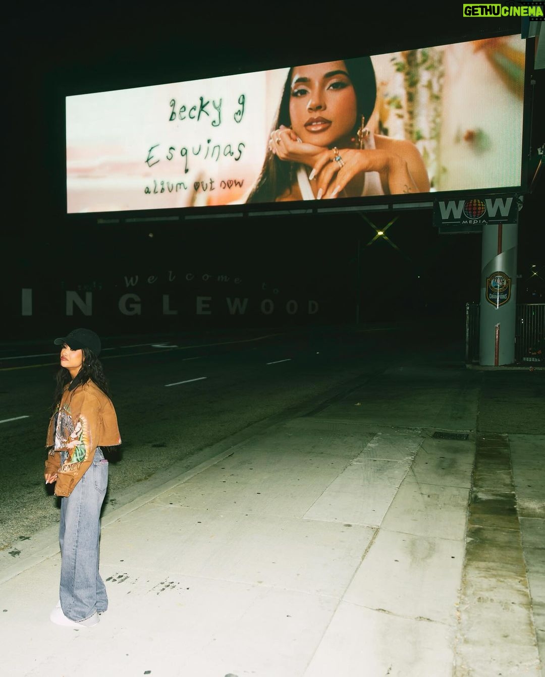 Becky G Instagram - And one day I’mma bring home a Grammy, but no matter what I’ll be bringing home Randy‘s donuts, so what holla when you see me I’m still the same B even when I’m on TV. Inglewood, California