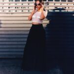 Becky G Instagram - CHICANA EN CUALQUIER ESQUINA 🤎 Photographer @rickyrozay Makeup @marcelogutierrez Hair @evaniefrausto Stylist @marcusjcorrea Style assistant @brutalbrownangel Nails @notbad.as Series creative direction @dmatosx Sunset Park, Brooklyn, N.Y