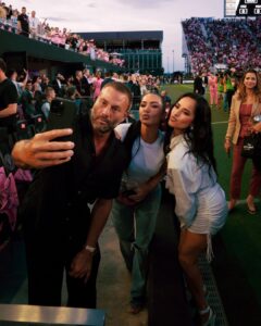 Becky G Instagram - Thank you @davidbeckham for inviting me to be a part of an unforgettable moment in @mls history. 🤍 Miami, Florida