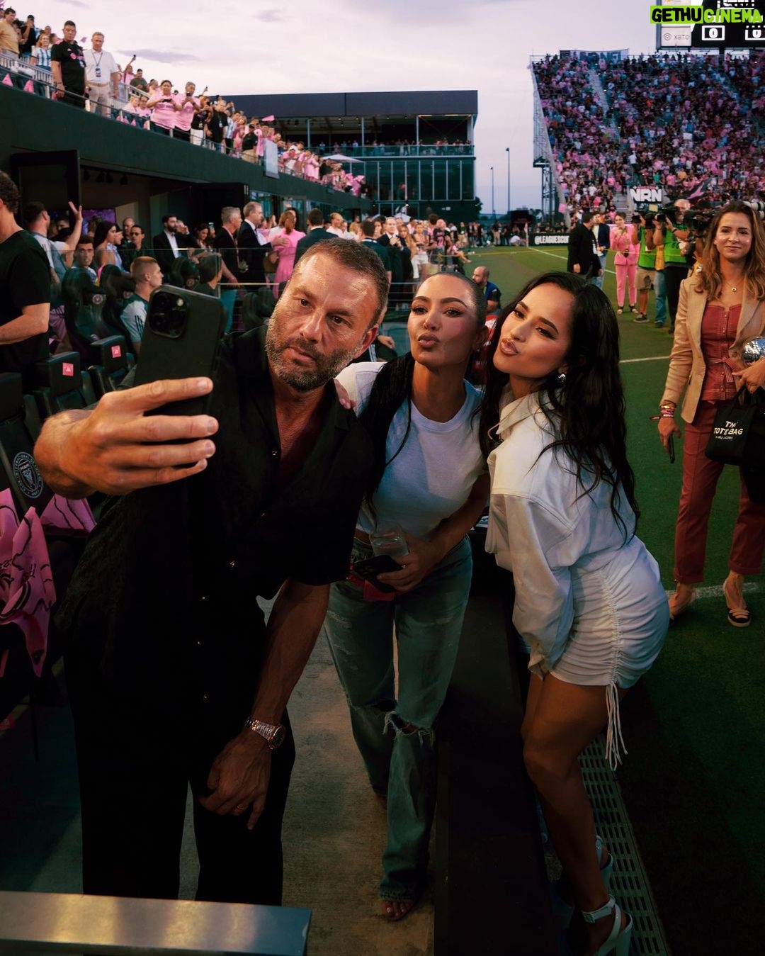 Becky G Instagram - Thank you @davidbeckham for inviting me to be a part of an unforgettable moment in @mls history. 🤍 Miami, Florida