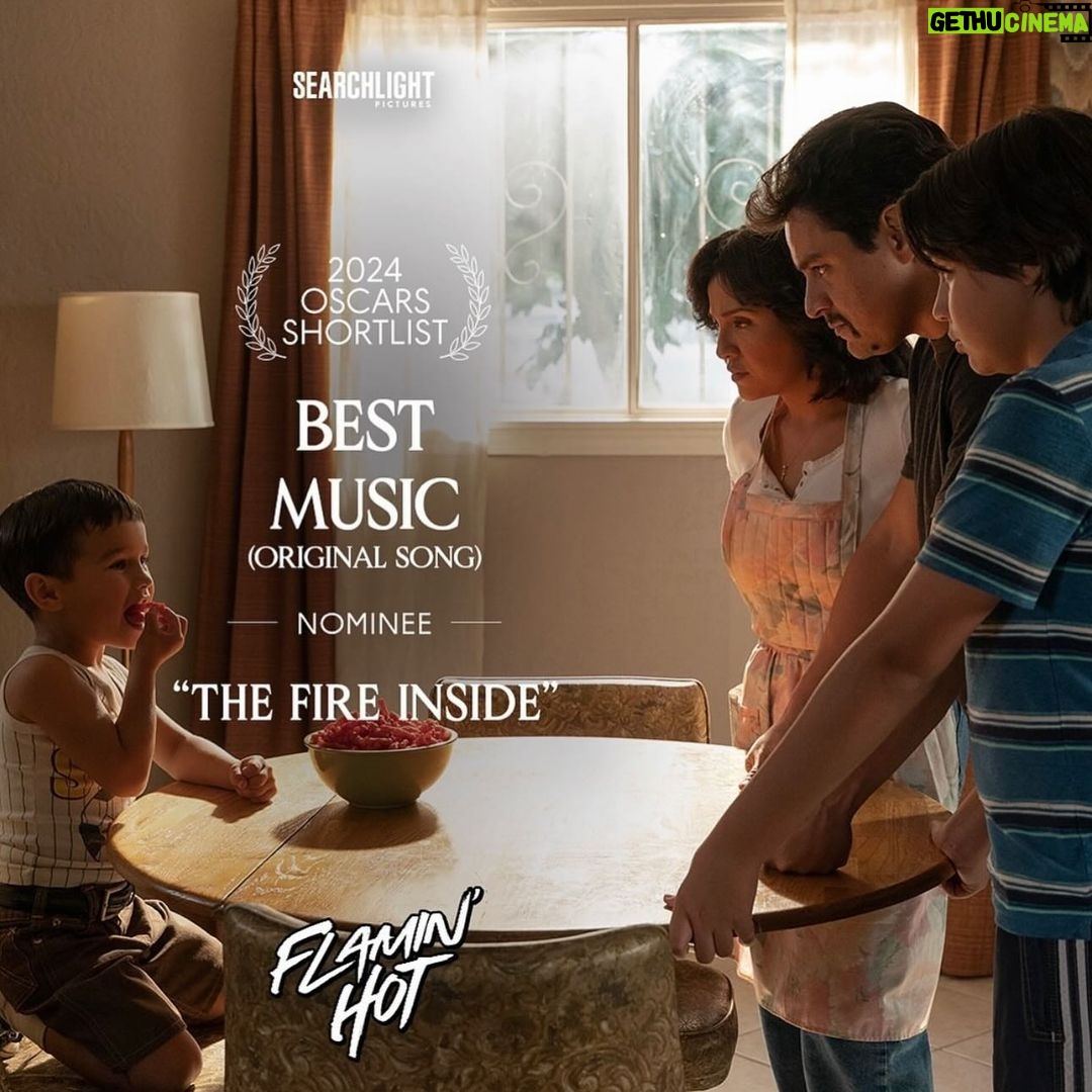 Becky G Instagram - “The Fire Inside” made the Oscars 2024 shortlist!!! 🥹🥹🥹 Thank you to the incredible @evalongoria & @dianewarren for allowing me to be a part of such a special project and for always inspiring me and women around the world. And thank you to @theacademy!!! Que honor 🙏🏽✨