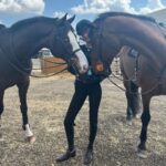 Bella Hadid Instagram - My little flying mare, Amira 🤍👼🤍 Wellington International