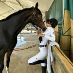 Bella Hadid Instagram - Thank you to all the great trainers and people who allowed me to ride their incredible horses🙏🏽 And my Lucy , Blue , Ami 🤍 I love these animals Wellington International