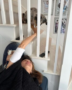 Bella Hadid Instagram - And God Bless my Angel 
Glizzy P. Beans aka Petunia aka Beans 

For never leaving my side not for one second
