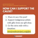 Bella Hadid Instagram - November is #NativeAmericanHeritageMonth in the United States, a time to reflect on the ongoing resilience and contributions of Indigenous communities past and present. I’m proud to highlight the work of @digdeepwater's Navajo Water Project. In the U.S., Navajo are 67x more likely to live without running water or a toilet. That's an injustice. This is due, in part, to continued discrimination and lack of federal investment. If the Navajo Nation (across Utah, Arizona and New Mexico) were a state, it would be the 10th largest. But 30% of families there live without water. They travel for miles hauling buckets of water for their most basic needs. I believe water is a human right, and @digdeepwater is a community-managed project bringing hope and water to hundreds of families across the Navajo Nation. Check the link in my bio to learn more and give, and follow them at @digdeepwater. Please comment below indigenous creatives , organizations, and communities so we can heighten their voices! We live on their land , we need to protect and support their communities just as much as our own.
