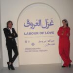Bella Hadid Instagram - Landed in Doha and went straight to see the incredible new Palestine exhibition, “Labour of Love” “Embroidering Palestinian History will take visitors on a journey of discovery of tatreez embroidery as woven into the social, economic, and political fabric of Palestinian society, through different historical periods.” This show brought tears to my eyes and even more pride for my beautiful Palestinian roots and people. I love you Qatar and I love you Palestine! Photos by my sister @yasminediba