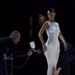 Bella Hadid Instagram - Congratulations @coperni @sebastienmeyer @arnaud_vaillant @helenatejedor I Love You🖤 No rehearsal, no nothing, just passion 🖤