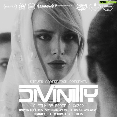 Bella Thorne Instagram - DIVINITY π« OPENS TODAY!! a Film by Eddie Alcazar @eddiealcazar & thank u Eddie for putting me in this acid trip of a movie β Cuban minds FTW, cheers to many more movies together !! Presented by Steven Soderbergh Opens in NYC 10/13 at Regal Union Square Opens in LA 10/20 In Theaters Nationwide beginning 11/3 To view the full trailer and buy tickets for a screening near you visit divinitythefilm.com ποΈποΈποΈ