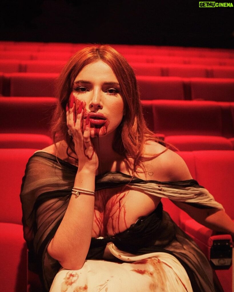Bella Thorne Instagram - REBIRTH -PAINT HER RED Palazzo Dei Congressi Taormina
