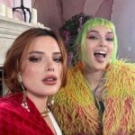 Bella Thorne Instagram - Talkin that TWISTED ISH tomorrow with the Culpo Sisters! @oliviaculpo @sophiaculpo @auroraculpo Join in on the Sister Slumber Party Wednesday at 6pm PT @onamp