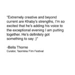 Bella Thorne Instagram - THRILLED to announce that @khaby00 will be a part of our Shorts night at the Taormina Film Festival!