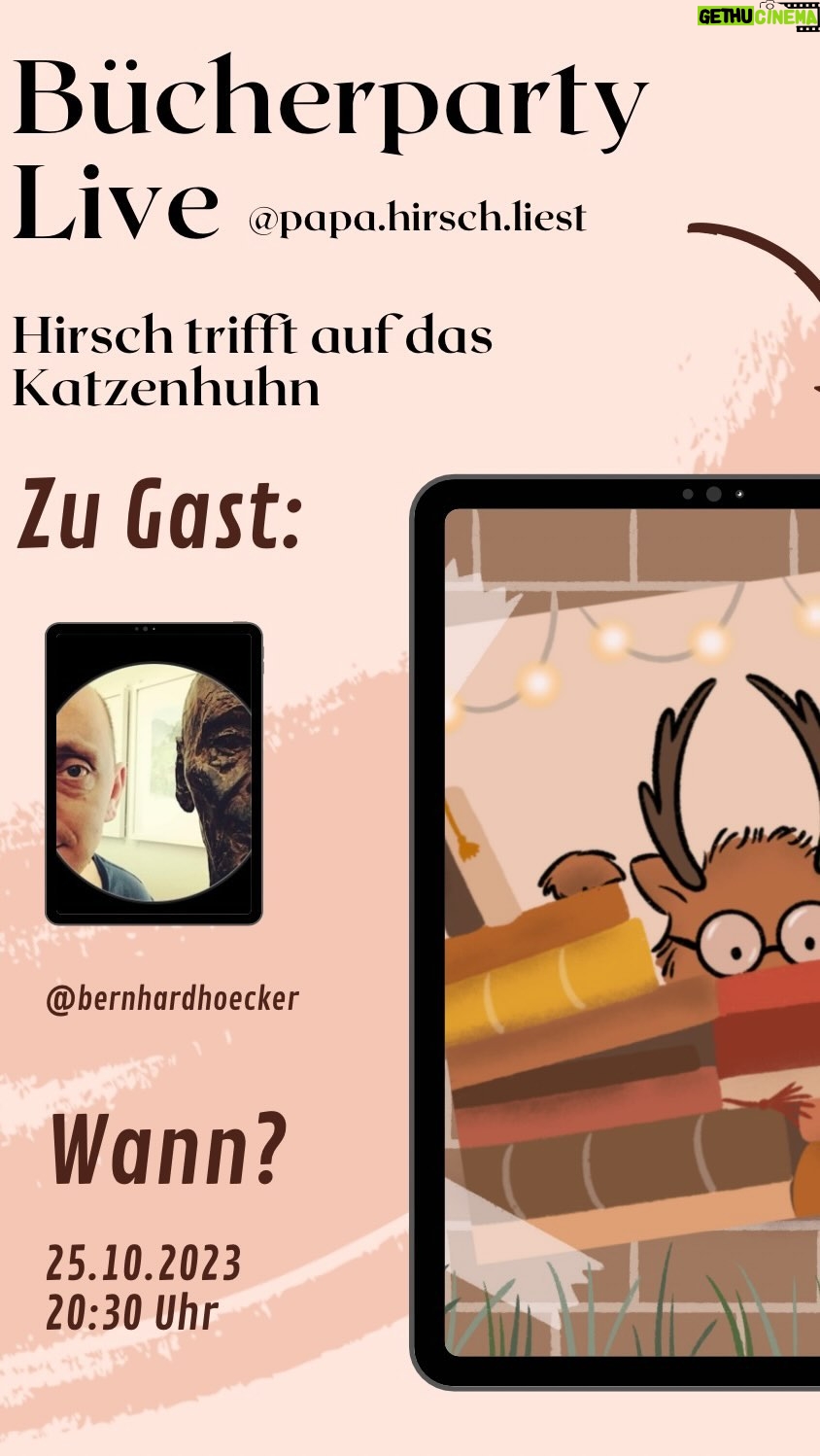 Bernhard Hoëcker Instagram - Bücherparty die Siebzehnte Am heutigen Mittwoch, zu ungewohnter Zeit, hatte ich niemand geringeren als Bernhard Hoëcker @bernhardhoecker zu Gast. Themen waren natürlich sein Leben als Autor und insbesondere der kürzlich erschienene zweite Band vom Katzenhuhn. Natürlich sind wir etwas abgeschweift. Was ich mit Wer weiß denn sowas zu tun habe und was Bastian Pastewka mit dem Katzenhuhn zu tun hat, erfahrt ihr den kurzen eineinhalb Stunden. #kinderbuchblog #kinderbuch #lesenmachtglücklich #bilderbuch #兒童書#picturebook #Prentenboek #vorlesen #elternsein #elternblog #bookstagram #buchblogger #grundschule #bookstagramdeutschland #kinder #papablogger_de #austausch #familie #eltern #mamablogger_de #buecherpartylive #autor #talk #bernhardhoecker #entscheidung #zuhören #novität #comedien #werweissdennsowas Bookstagram