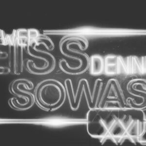 Bernhard Hoëcker Instagram - Ich hab den Trailer mal s/w gemacht. Sieht irgendwie so nach anspruchsvoll und hochkulturell aus. Ein Riesenspass wars auf jeden Fall. Mit @kaipflaume @elton_tv @heikemakatsch @davidgarrettinsta @torsten_straeter_official @juergen.von.der.lippe @vickyleandros.official @markforsterofficial 
umd natürlich den @physikanten 

#werweissdennsowas #xxl