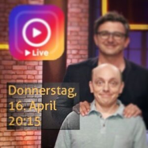 Bernhard Hoëcker Instagram - Während draussen die Vögel den Frühling beträllern, haben der @sigl_hans und ich uns zu einem kleinen Plausch verabredet. Genaugenommen hat ER mich eingeladen und diesem Ruf bin ich natürlich gefolgt.
Donnerstag, also morgen oder gestern oder noch länger her (je nachdem wann ihr es lest) um 20:15 Uhr „geh ich live auf Insta“. #plausch #talk #geilertyp