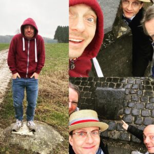 Bernhard Hoëcker Instagram - Heute haben Wigald und ich mit Team die drei höchsten Berge der Benelux-Staaten erklommen. Heftig. Aber nachher ist man froh, es gewagt zu haben.
#botrange #kneiff #vaalserberg #dreiländereck