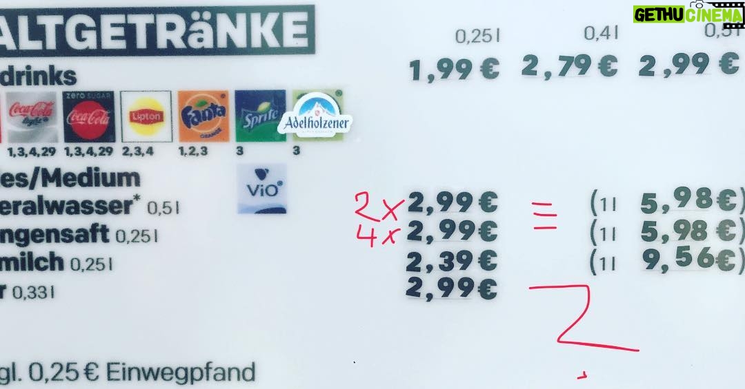 Bernhard Hoëcker Instagram - sooooo. ohne das bild zu verschneiden machts auch mehr sinn. #mcdonalds #mathe