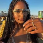Bethany Clayton Instagram – I’ll take you to the moon, there’s only room for 2 #day1💛 Coachella Music Festival
