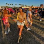 Bethany Clayton Instagram – I’ll take you to the moon, there’s only room for 2 #day1💛 Coachella Music Festival