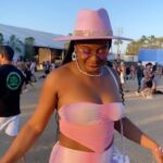 Bethany Clayton Instagram – Desert fairy 🧚🏾‍♀️ wk 2 💗 had to show out for my HOT GIRL @theestallion BEST PERFORMANCE!!!🔥 Coachella