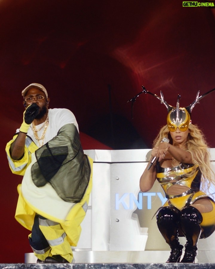 Beyoncé Instagram - Thank you again to the legend Kendrick Lamar for blessing the Renaissance World Tour. I deeply appreciate you. What an incredible experience. Respect, 🐝 Inglewood, California